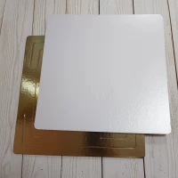 Подложка квадрат 3,2 мм 30*30 жемчуг/золото