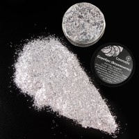 Глиттер пищевой Вермишель серебро Caramella 5 г