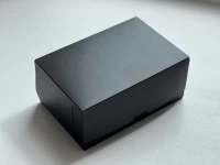 Коробка РК без окна 180*120*80 черная матовая