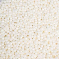 Драже рисовое в глазури Белый жемчуг 3 мм 50 г