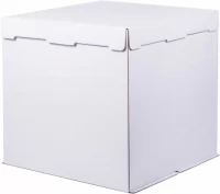Коробка для торта белая 50*50*64 без окна