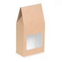 Коробка TEA BOX 92*50*182 (окно без пленки, под пакетик с чаем, сухофруктами и т.п.)