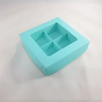 Коробка РК 4 конфеты тиффани 115*115*30