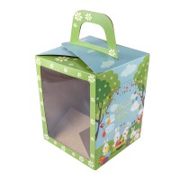 Коробка для кулича 15*15*18 Ромашки